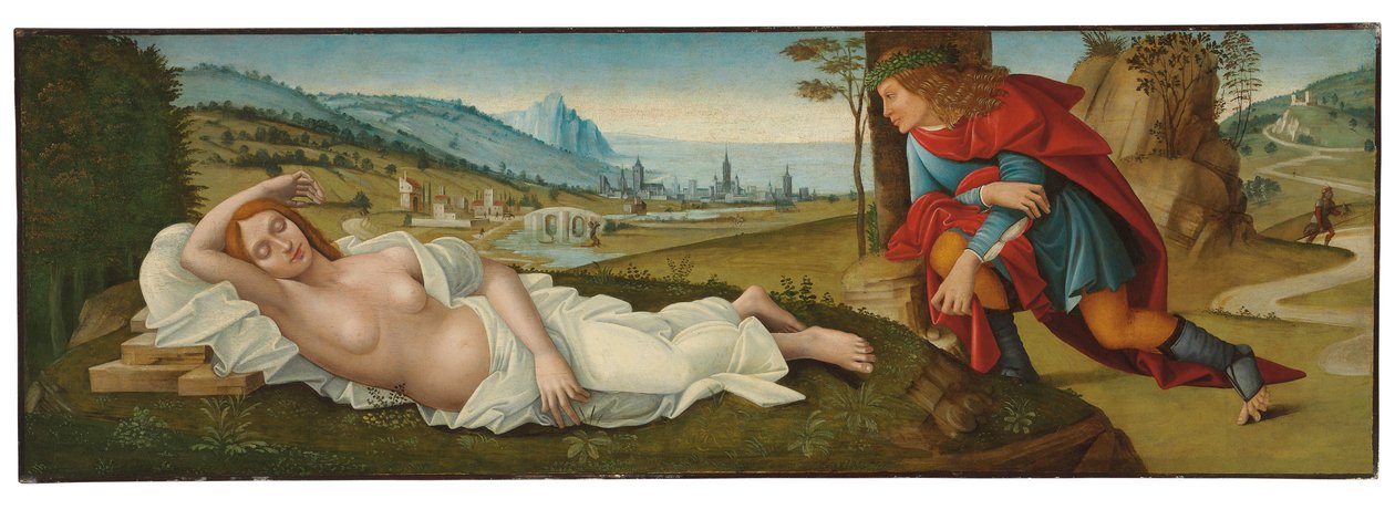 Cymon und Iphigenia von Master of the Campana Cassoni