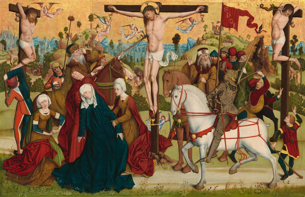 Kalvarienberg von Master of the Death of Saint