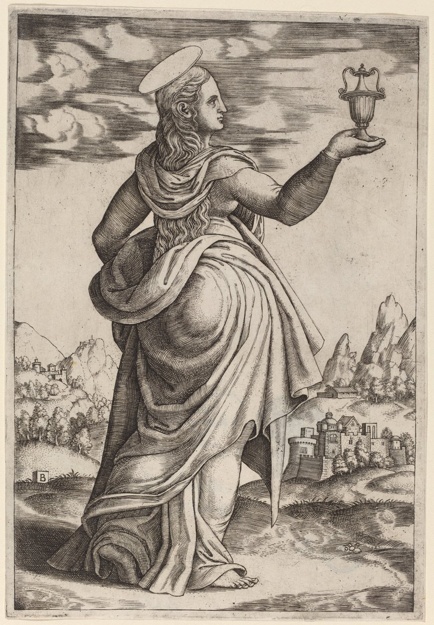 Die Magdalena von Master of the Die after Follower of Raphael