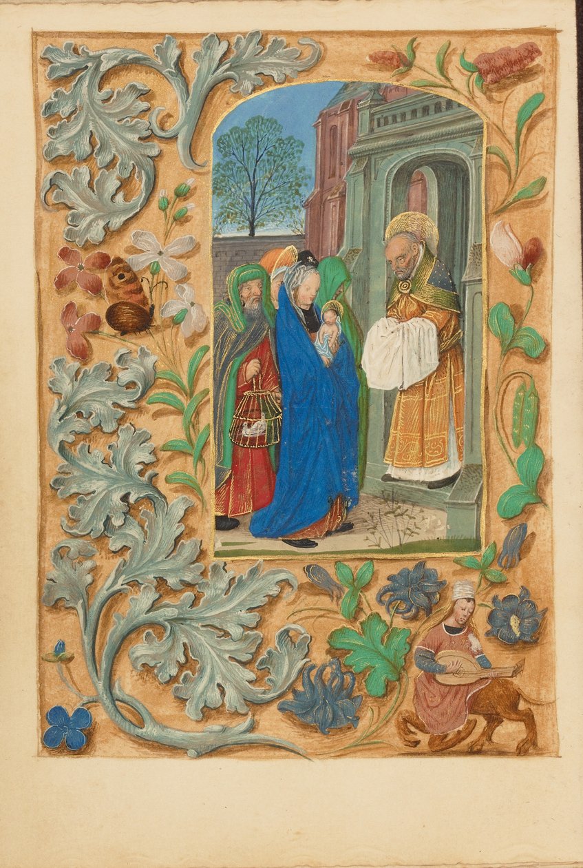 Die Darstellung im Tempel von Master of the Dresden Prayer Book
