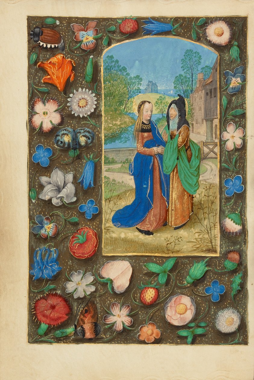 Die Heimsuchung von Master of the Dresden Prayer Book