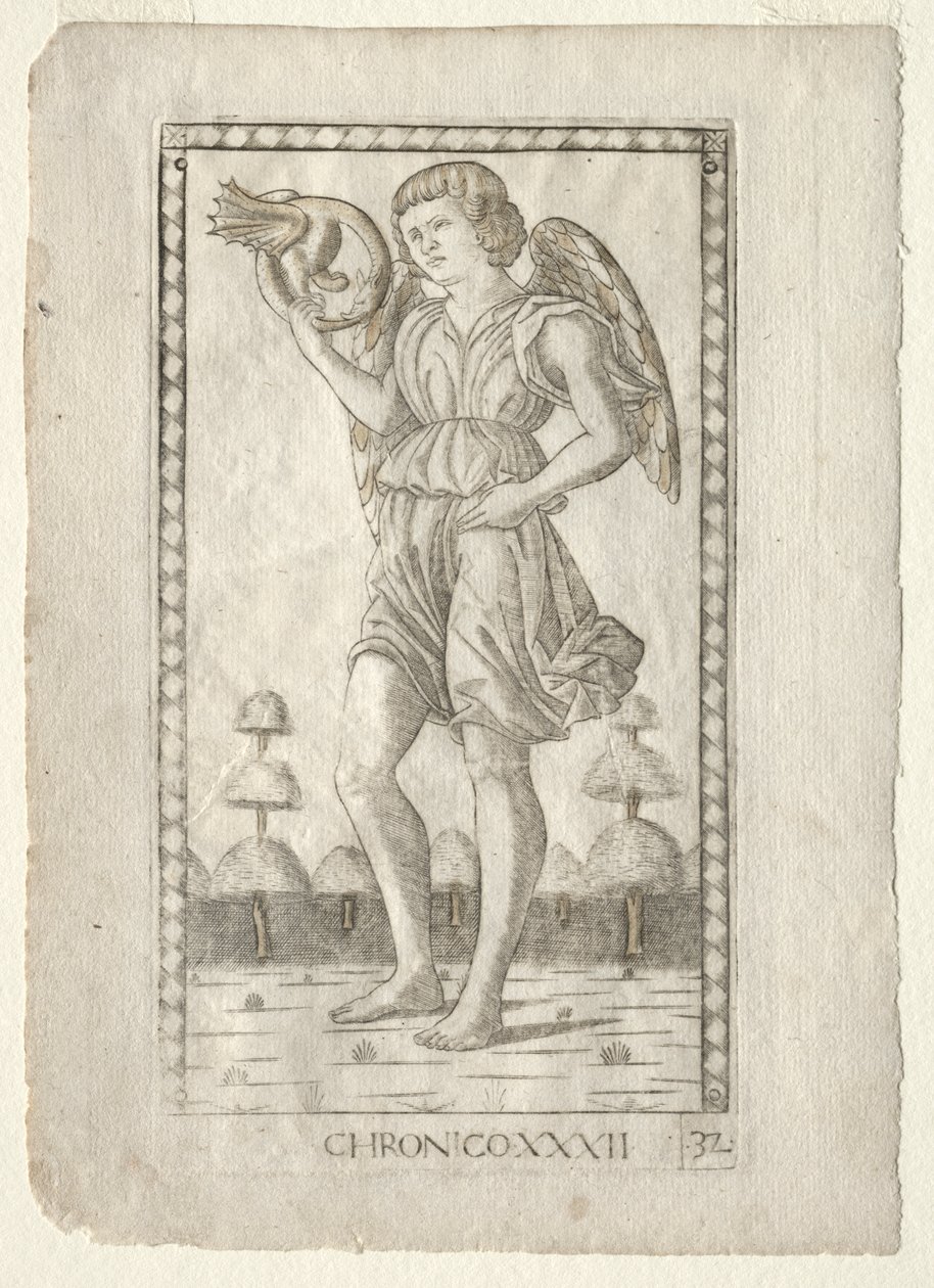 Genie der Zeit (aus der Tarocchi-Serie B: Kosmische Prinzipien & Tugenden, #32) von Master of the E Series Tarocchi
