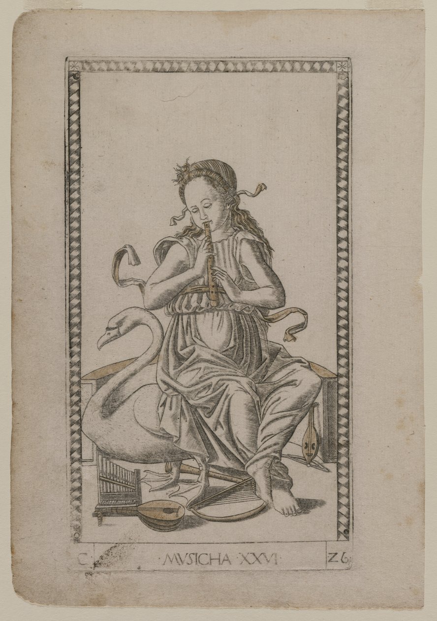 Musik (aus der Tarocchi-Serie C: Freie Künste, #26) von Master of the E Series Tarocchi