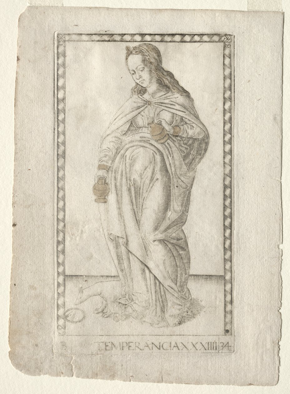 Mäßigung (aus der Tarocchi-Serie B: Kosmische Prinzipien & Tugenden, #34) von Master of the E Series Tarocchi