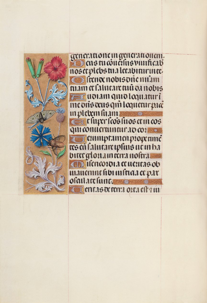 Stundenbuch der Königin Isabella der Katholischen, Königin von Spanien: Fol. 128v, um 1500 von Master of the First Prayerbook of Maximillian