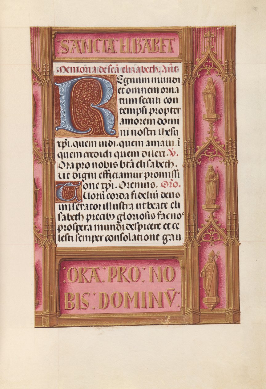 Stundenbuch der Königin Isabella der Katholischen, Königin von Spanien: Fol. 198r, ca. 1500 von Master of the First Prayerbook of Maximillian