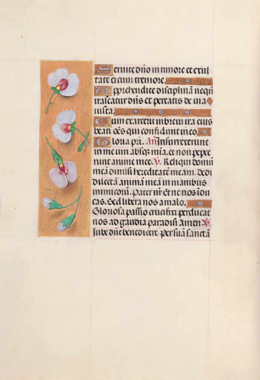 Stundenbuch der Königin Isabella der Katholischen, Königin von Spanien: Fol. 53v, ca. 1500 von Master of the First Prayerbook of Maximillian