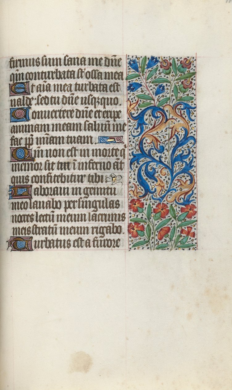 Stundenbuch Gebrauch von Rouen: fol. 112r, um 1470 von Master of the Geneva Latini