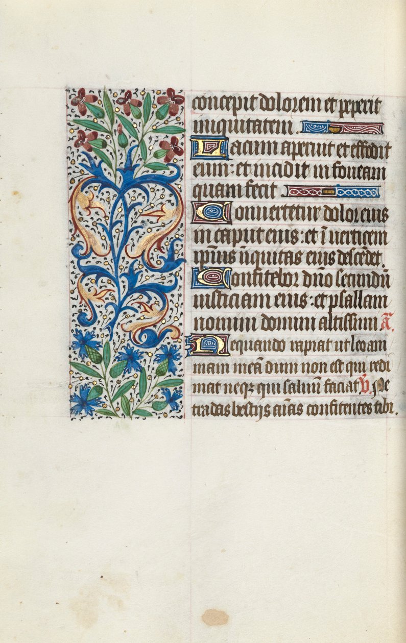 Stundenbuch Gebrauch von Rouen: fol. 114v, um 1470 von Master of the Geneva Latini