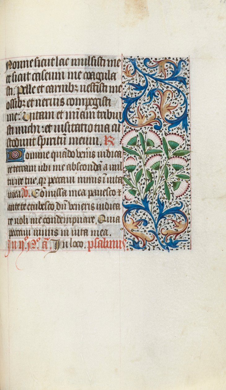 Stundenbuch Gebrauch von Rouen: fol. 117r, ca. 1470 von Master of the Geneva Latini