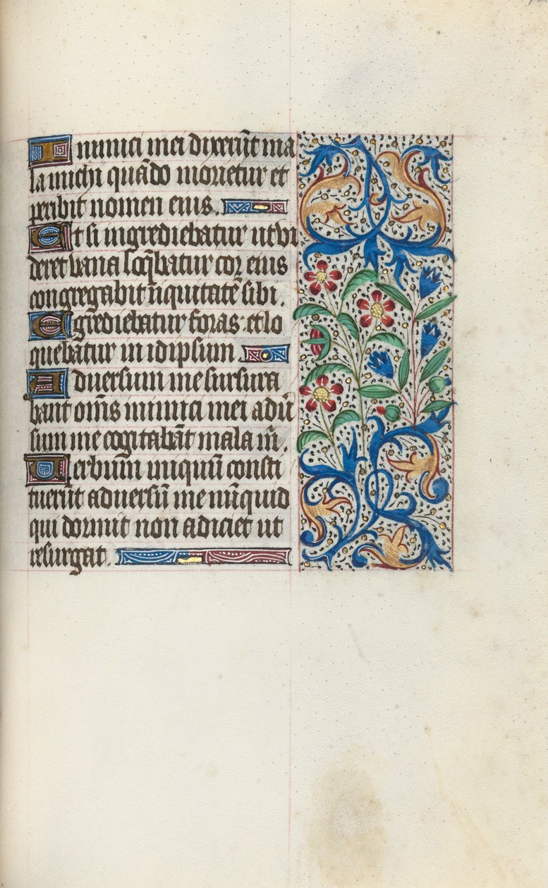 Stundenbuch Gebrauch von Rouen: fol. 128r, um 1470 von Master of the Geneva Latini