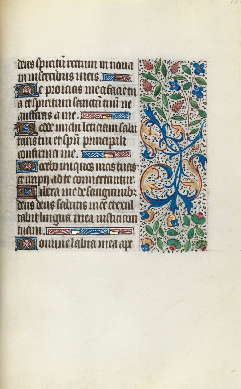 Stundenbuch Gebrauch von Rouen: fol. 135r, ca. 1470 von Master of the Geneva Latini
