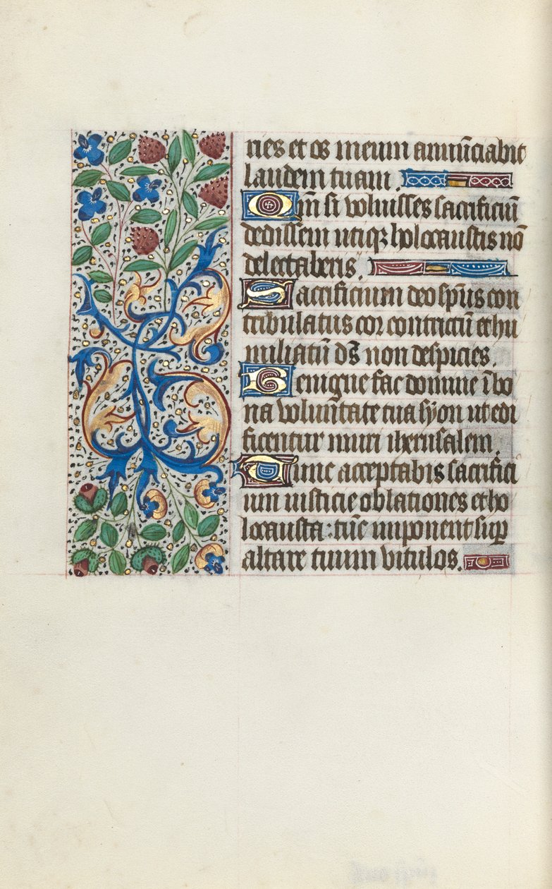 Stundenbuch Gebrauch von Rouen: fol. 135v, um 1470 von Master of the Geneva Latini