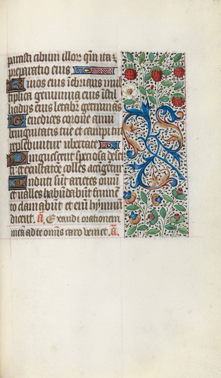 Stundenbuch Gebrauch von Rouen: fol. 137r, um 1470 von Master of the Geneva Latini