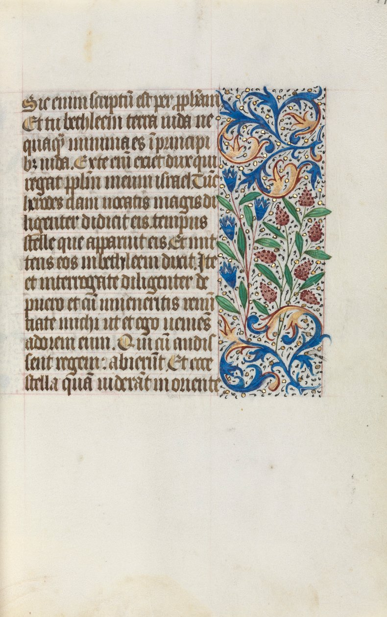 Stundenbuch Gebrauch von Rouen: fol. 17r von Master of the Geneva Latini