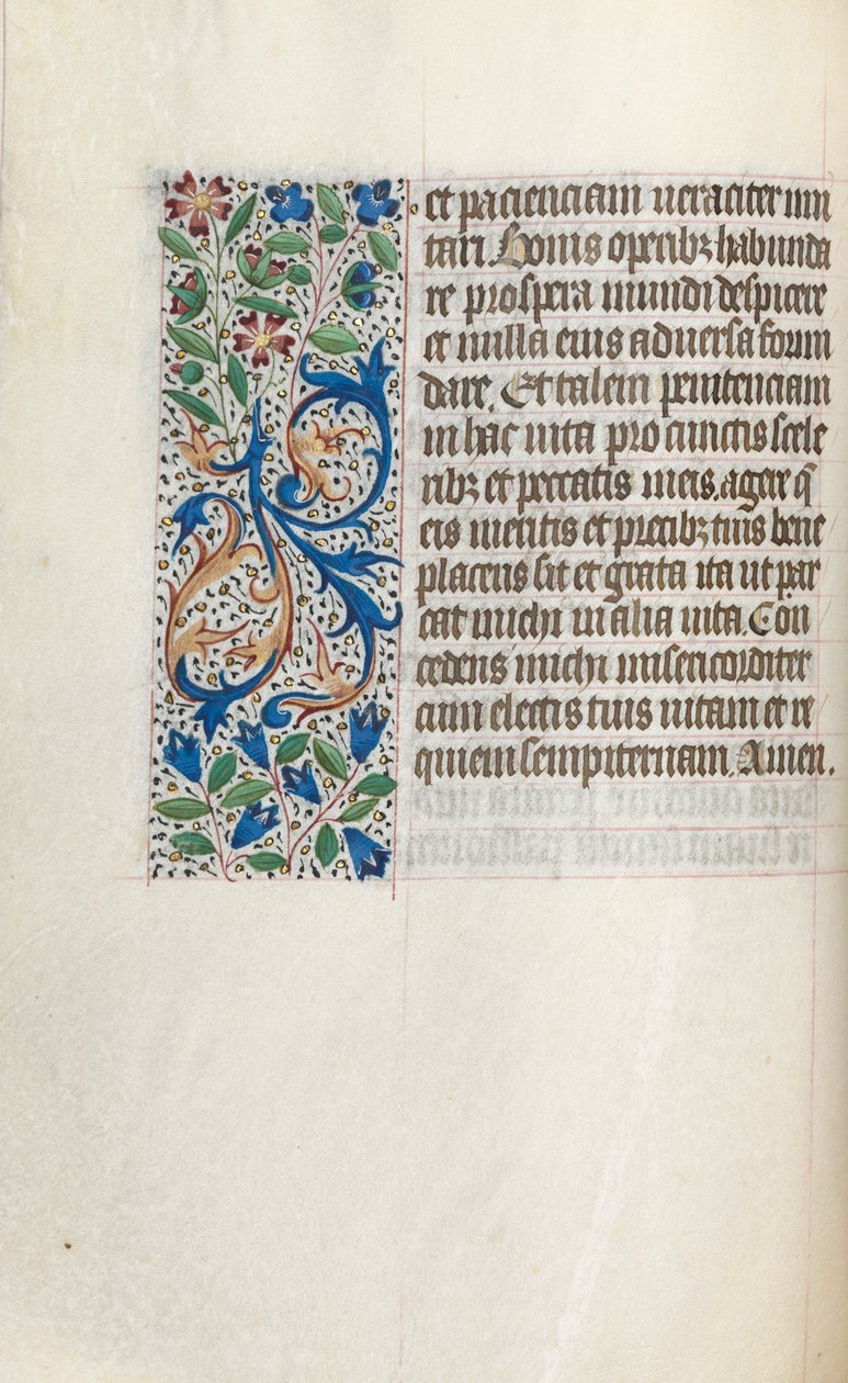 Stundenbuch Gebrauch von Rouen: fol. 26v von Master of the Geneva Latini