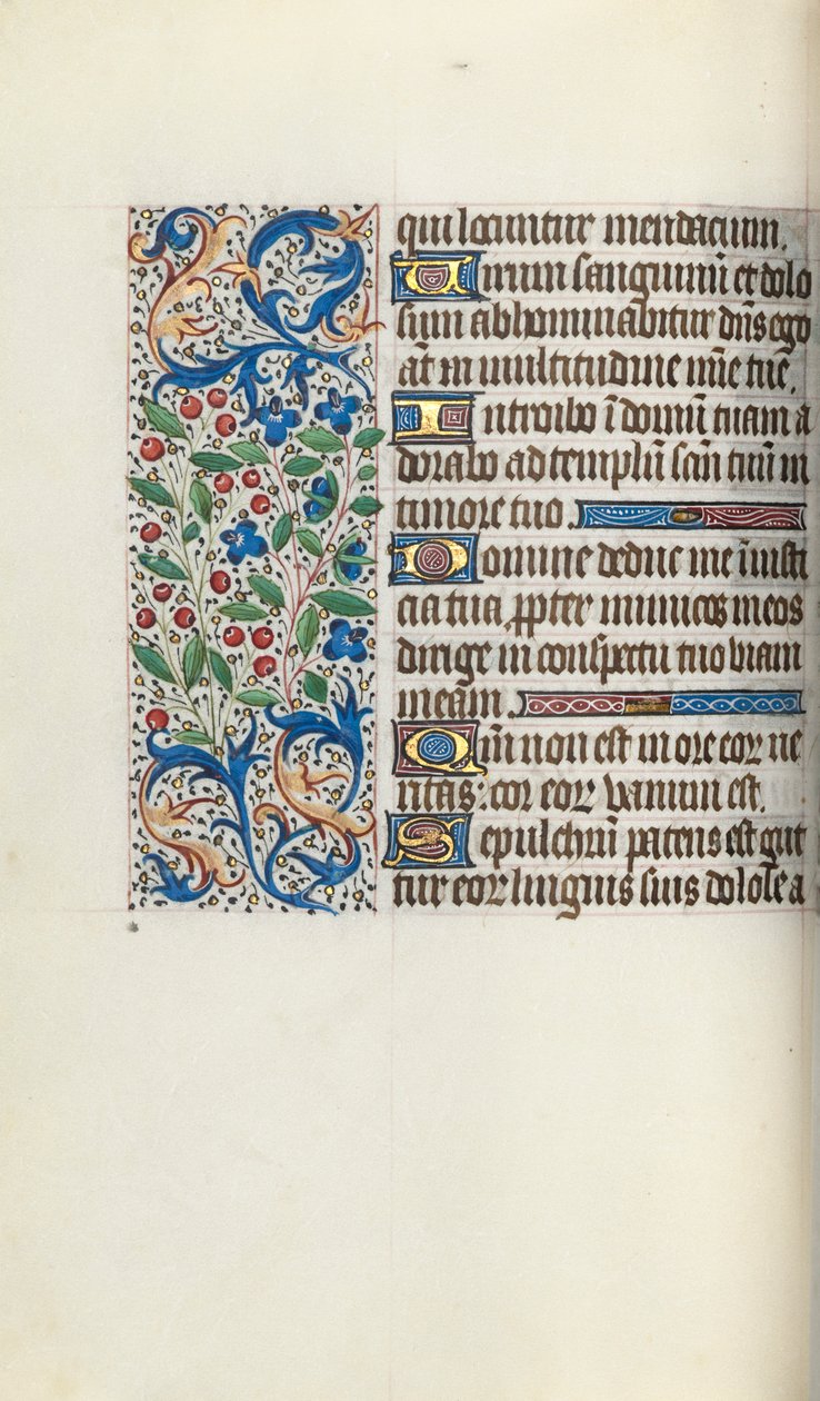 Stundenbuch Gebrauch von Rouen: fol. 52v, ca. 1470 von Master of the Geneva Latini