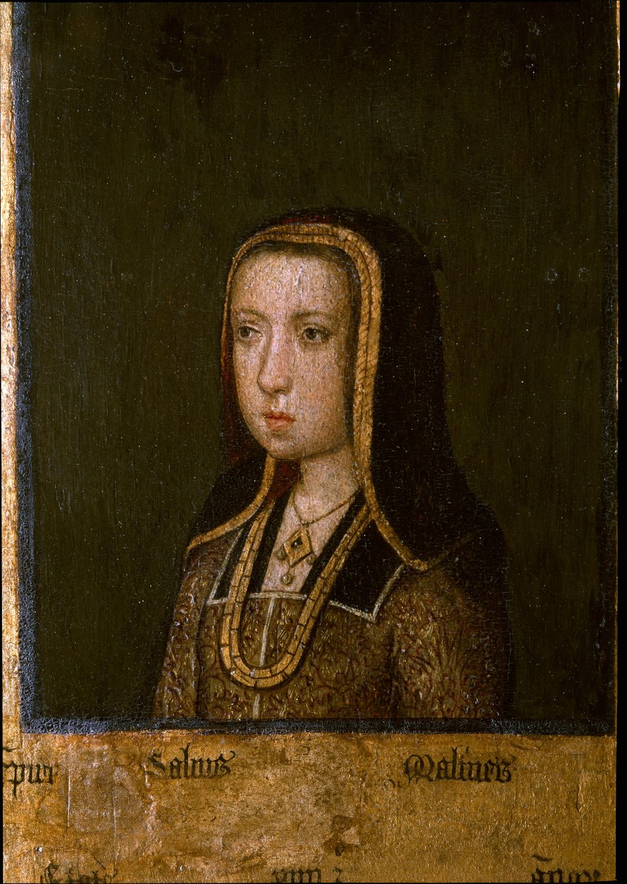 Porträt von Margarita von Österreich, 1494 von Master of the Guild of Saint George