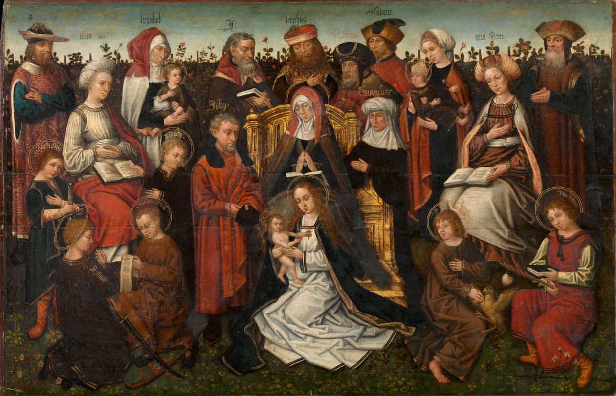 Die Familie der Heiligen Anna, ca. 1500-10 von Master of the Holy Family of St. Anne