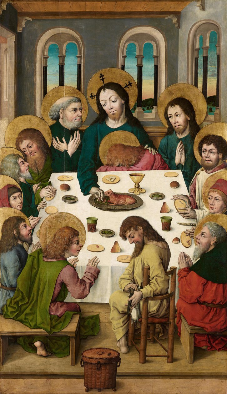 Das Abendmahl von Master of the Housebook