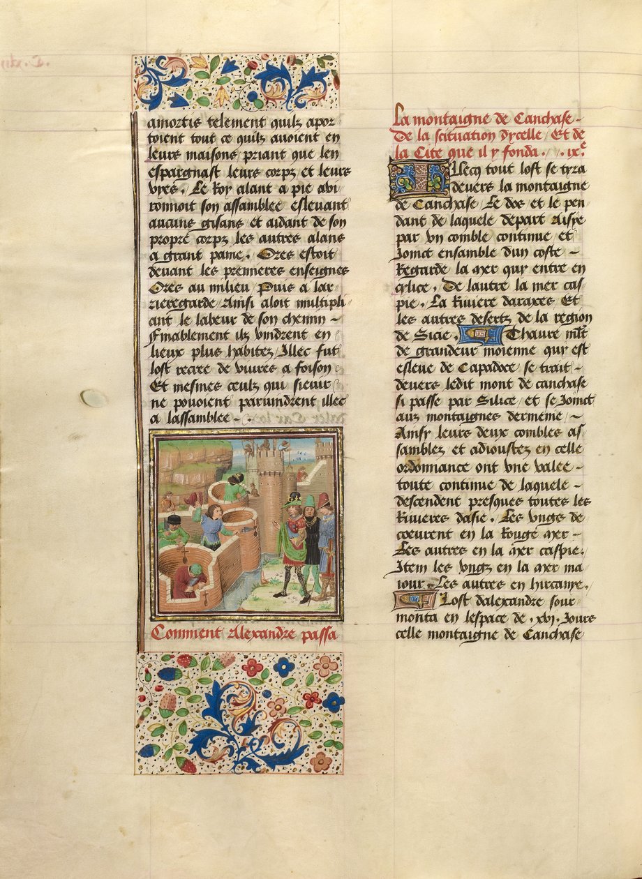 Die Gründung von Alexandria-in-Caucaso von Master of the Jardin de vertueuse consolation