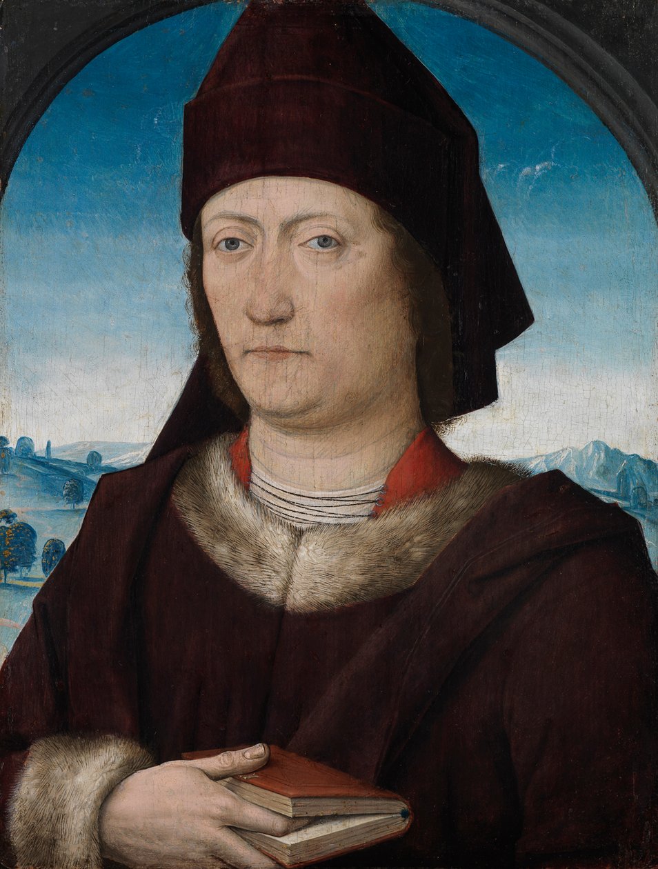 Porträt eines Gelehrten von Master of the Life of the Virgin