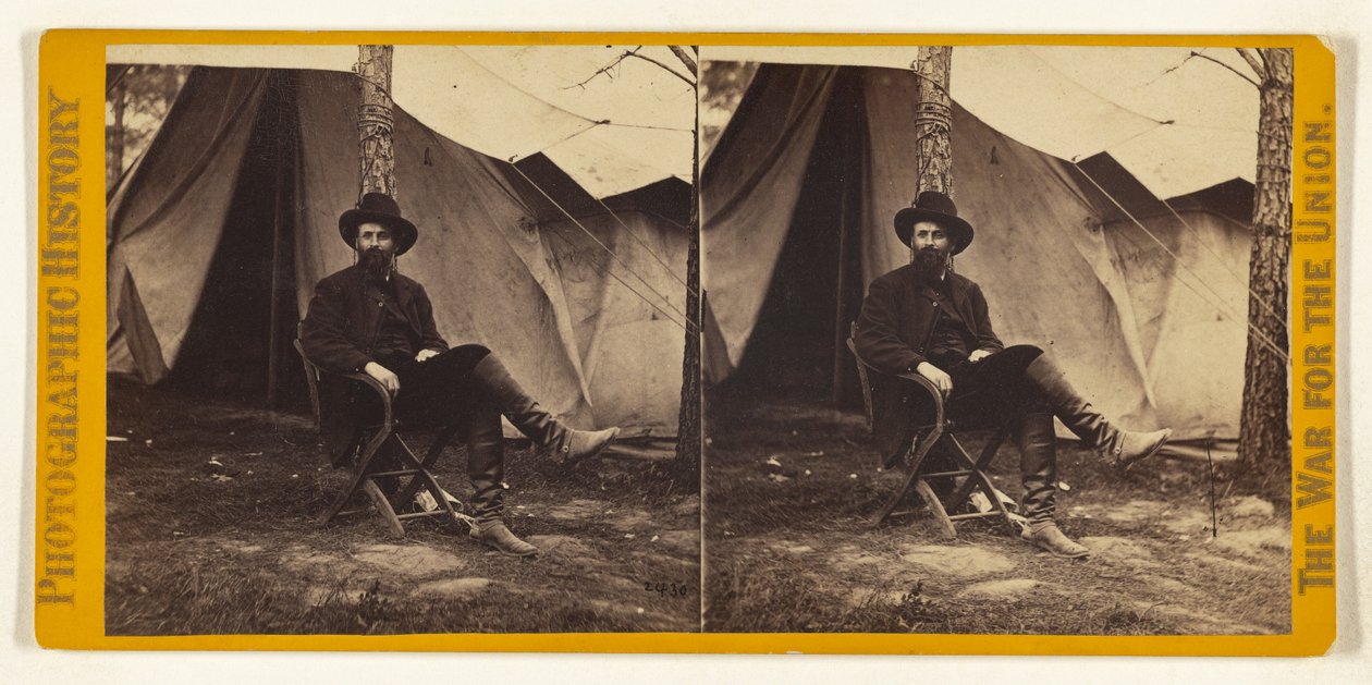 Dana, stellvertretender Kriegsminister; aufgenommen im Hauptquartier von Gen. Grant, Va. von Mathew B. Brady
