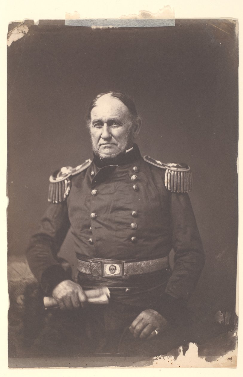 Generalmajor David E. Twiggs von Mathew B. Brady