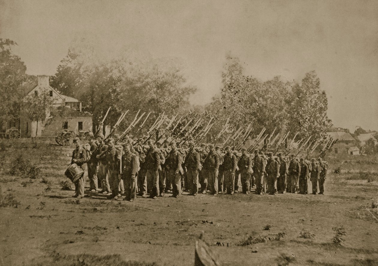 Infanteriekompanie in der Nähe von Harper