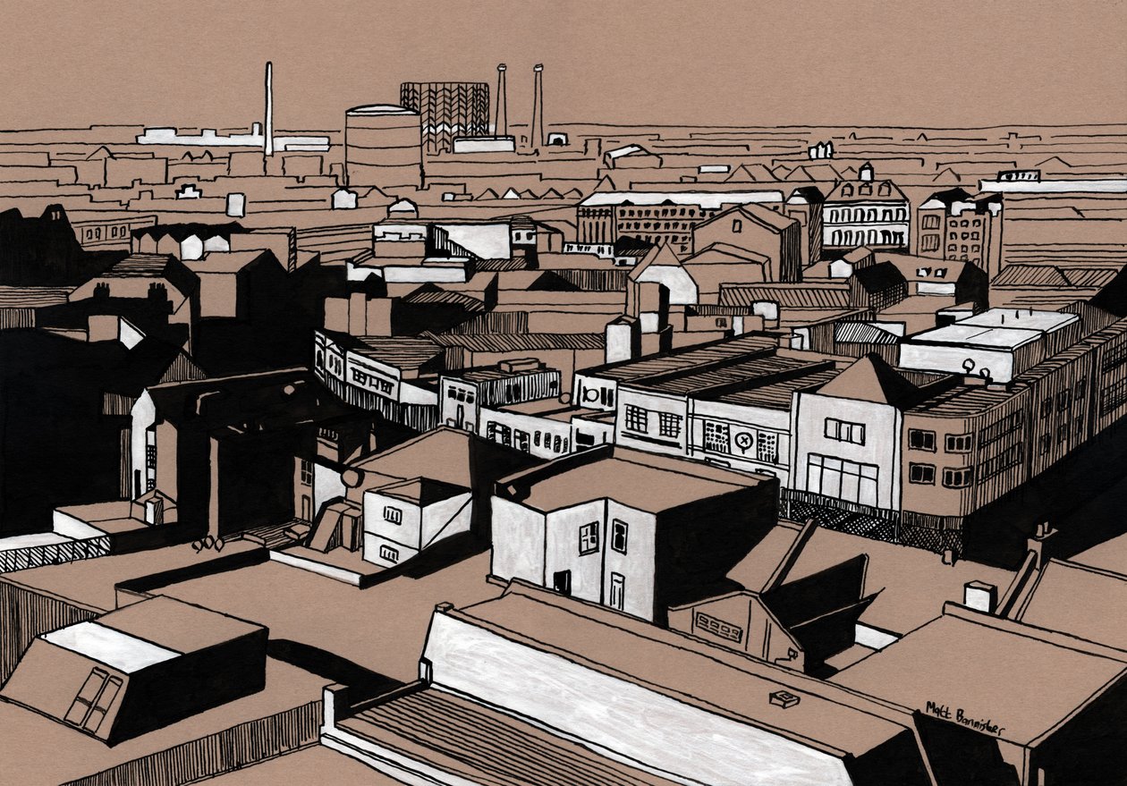 Croydon Aussicht, 2016 von Matt Bannister