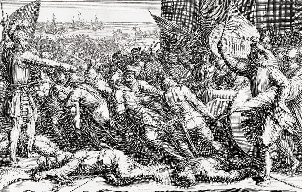 Einschiffung der Truppen von Ferdinando I. de