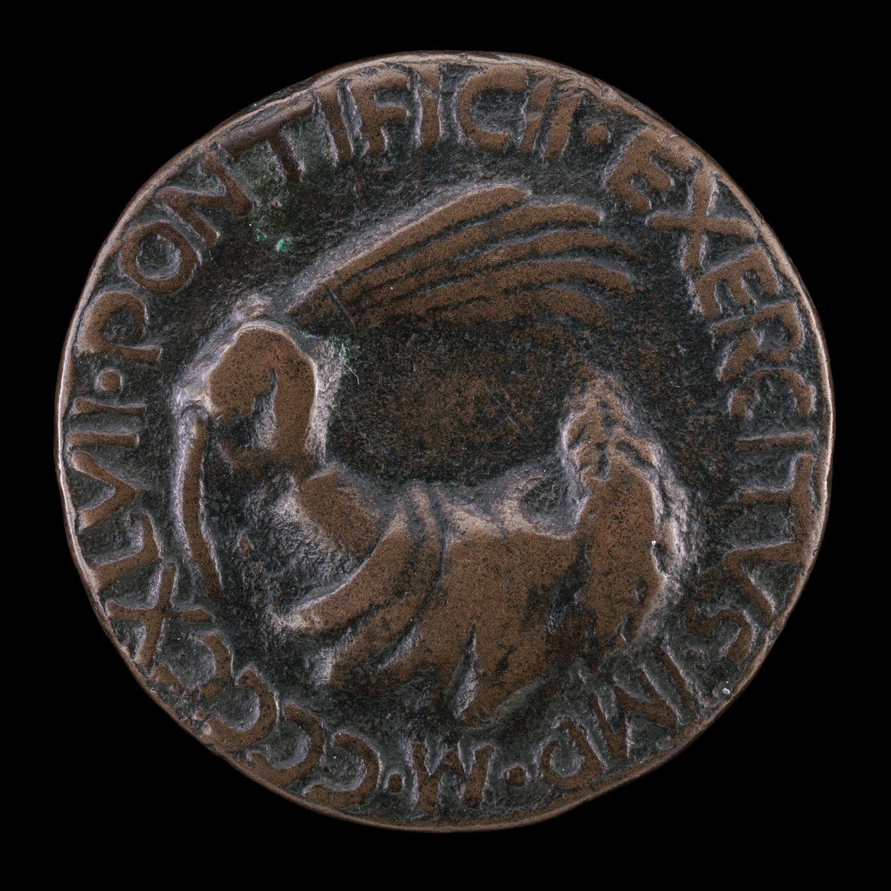 Emblem der Autorität [Rückseite], 1447 von Matteo di Andrea de Pasti
