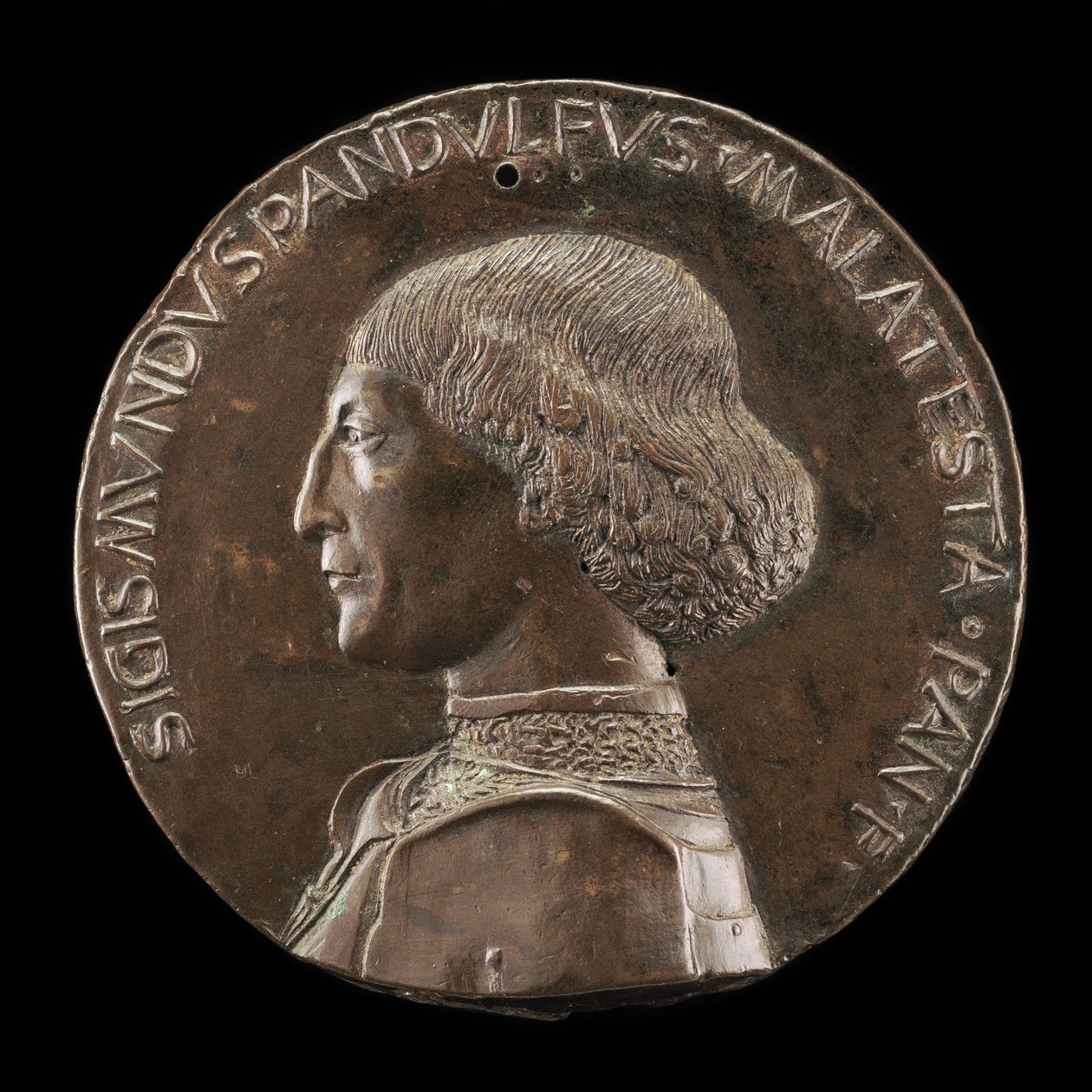 Sigismondo Pandolfo Malatesta, 1417-1468, Herr von Rimini und Fano [Vorderseite], 1446 von Matteo di Andrea de Pasti