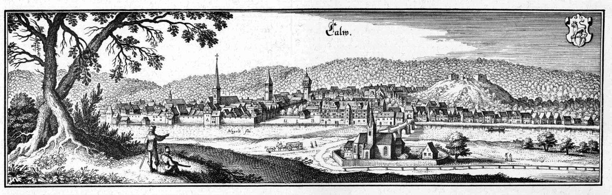 Calw.jpg - Auszug aus Topographia Sueviae (Schwaben) von Matthaus Merian