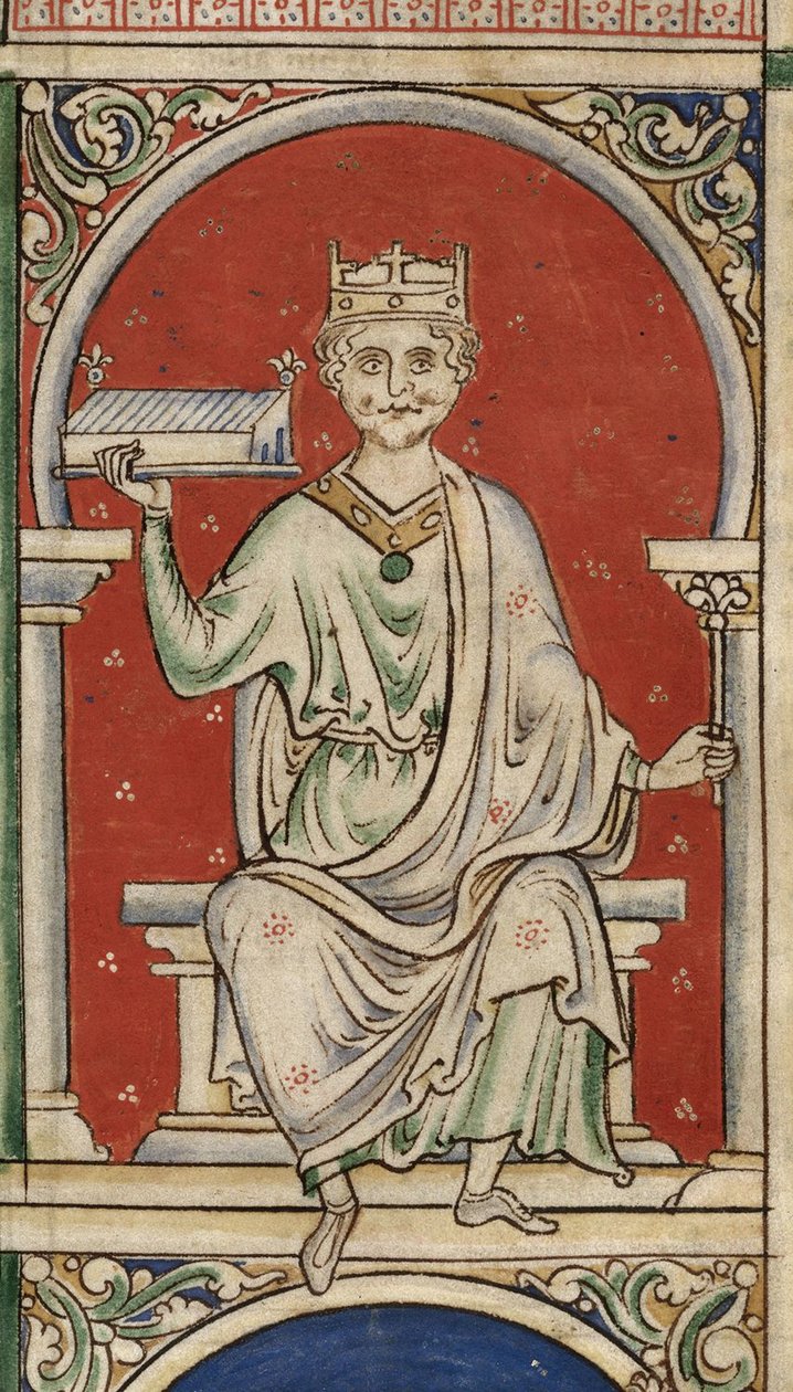König Wilhelm Rufus aus der Historia Anglorum, Chronica majora von Matthew Paris