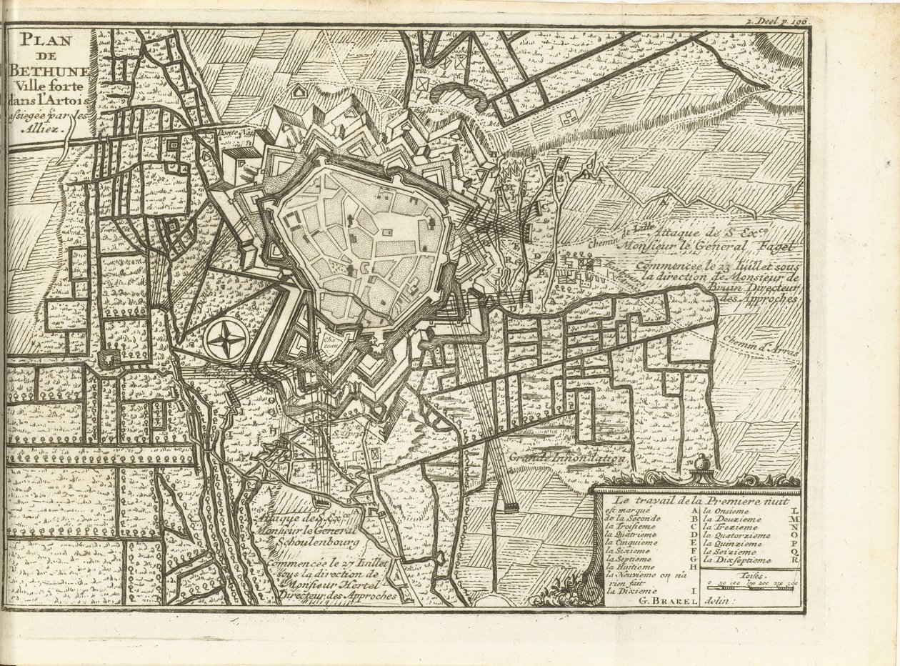 Belagerung von Béthune, 1710 von Matthijs Pool (possibly)