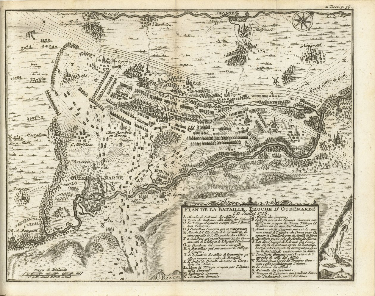 Schlacht bei Oudenaarden, 1708 von Matthijs Pool (possibly)