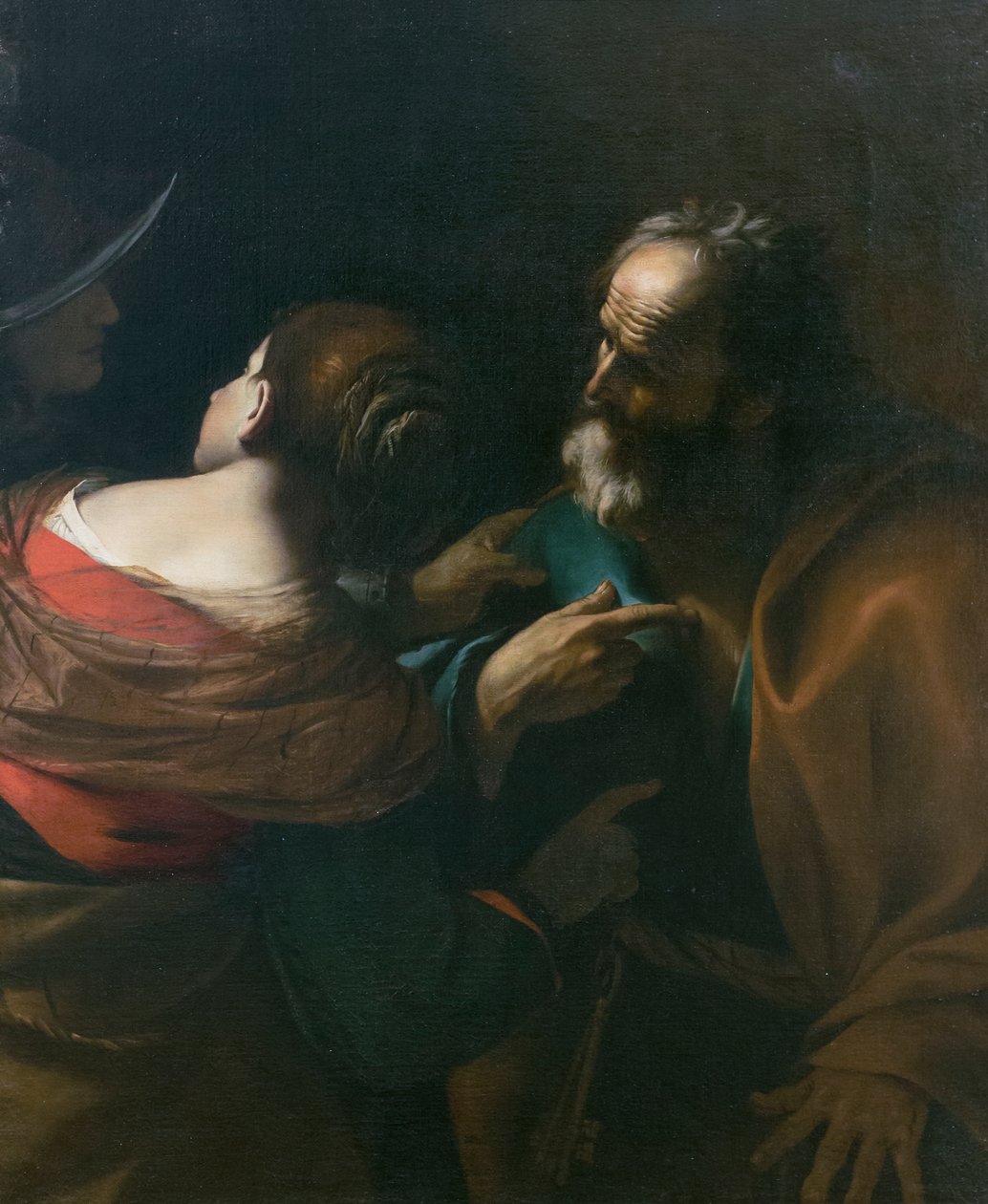 Die Verleugnung des heiligen Petrus von Mattia (1613 99) Preti