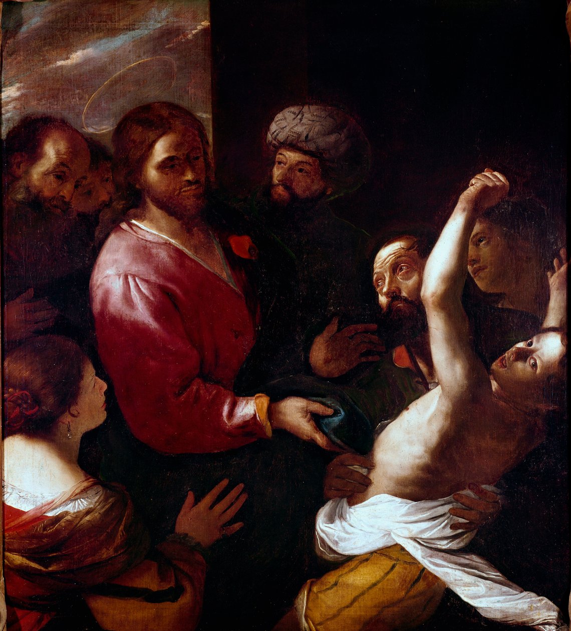 Jesus Christus vertreibt Dämonen von Mattia Preti