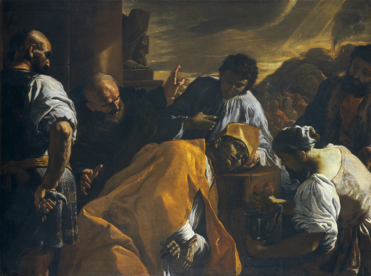 Das Martyrium des heiligen Gennaro von Mattia Preti
