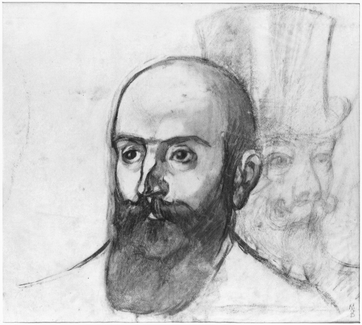 Edouard Vuillard (1868-1940) und Andre Mellerio (1862-1943) ca. 1899 von Maurice Denis