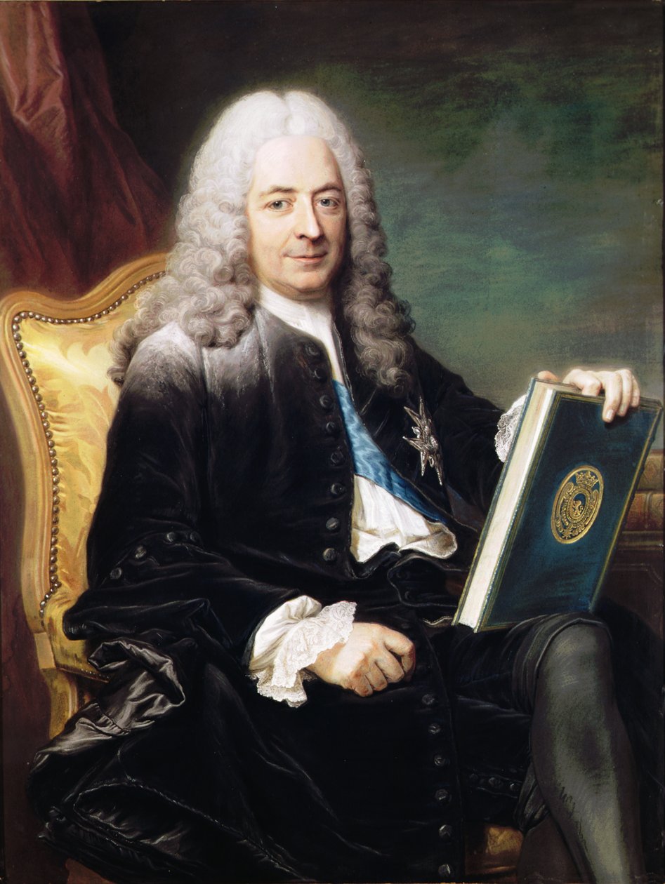 Porträt von Philibert Orry (1689-1747) Comte de Vignory von Maurice Quentin de La Tour