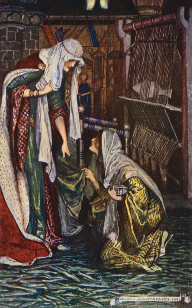 Illustration für Ivanhoe von Sir Walter Scott von Maurice (after) Greiffenhagen