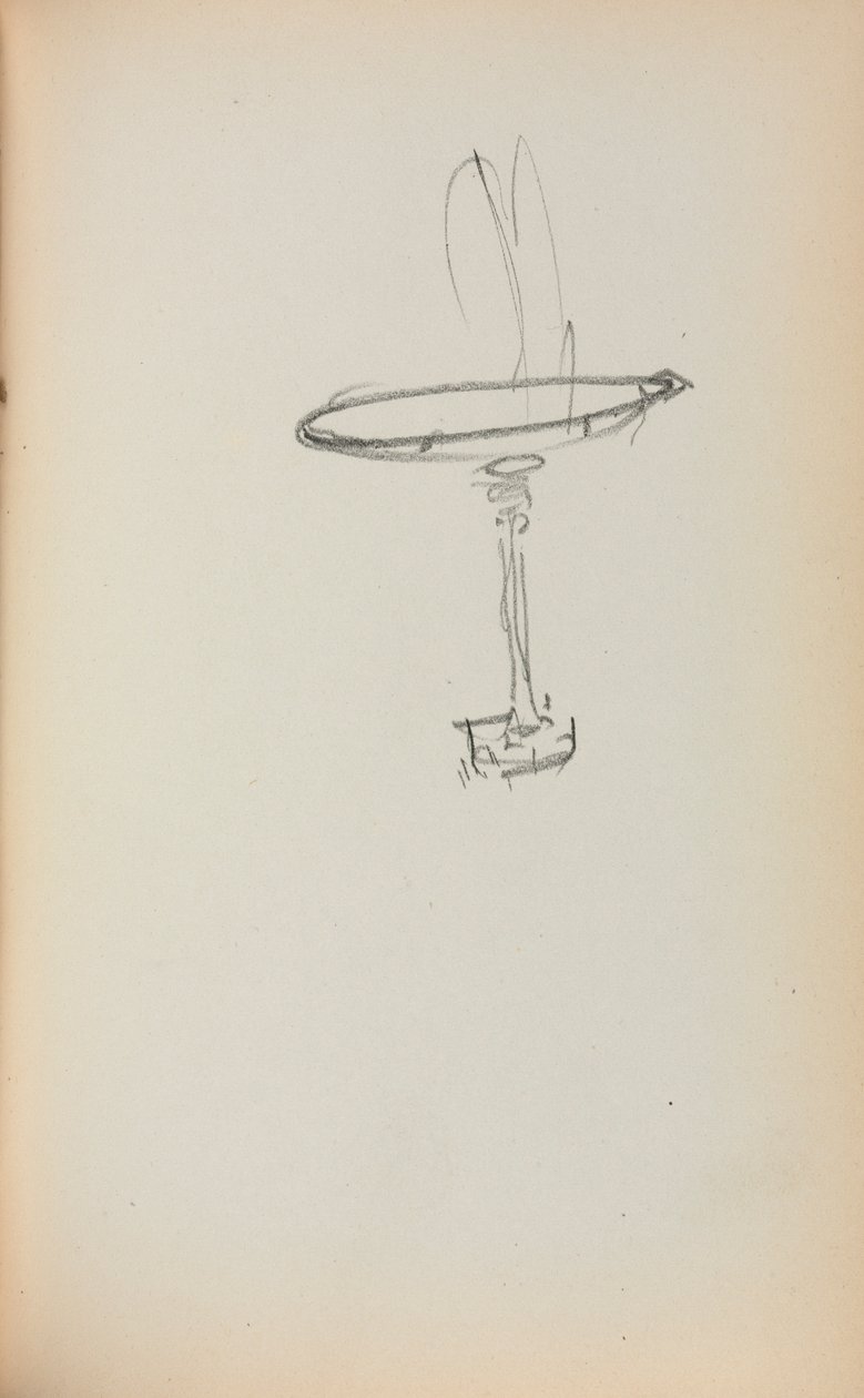 Italienisches Skizzenbuch: Brunnen Seite 145, 1898-1899 von Maurice Brazil Prendergast
