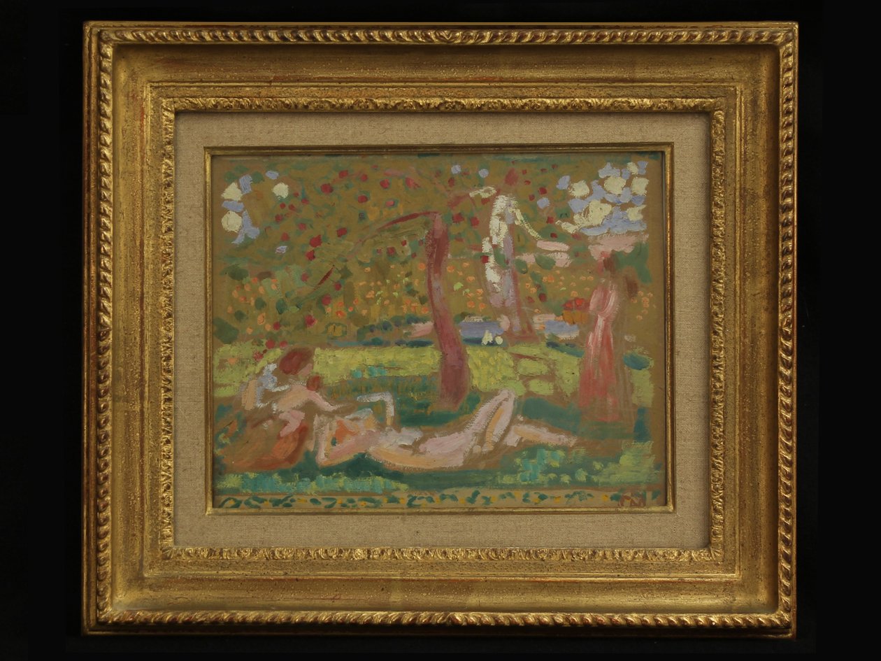 Herbstliche Bukolik oder Unter dem Apfelbaum von Maurice Denis