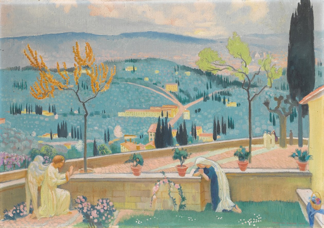 Die Verkündigung in Fiesole, 1928 von Maurice Denis