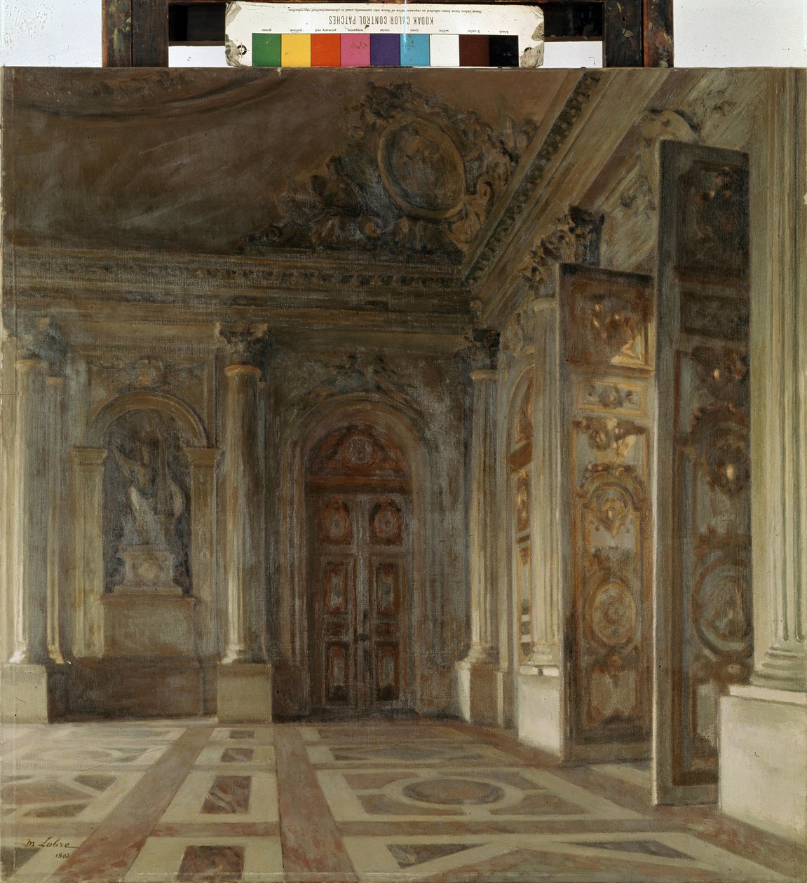 Vorhalle im Schloss von Versailles von Maurice Lobre