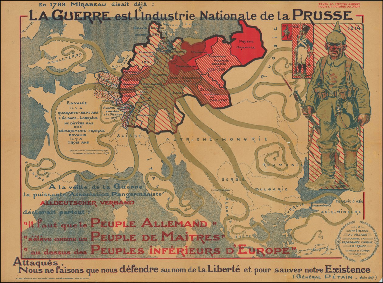 1788 sagte Mirabeau bereits - Der Krieg ist die nationale Industrie Preußens von Maurice Neumont