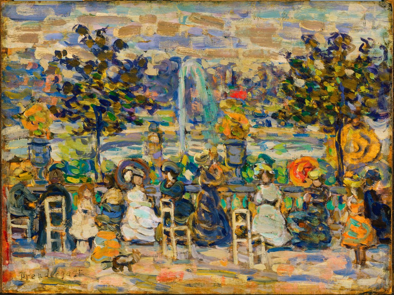 Im Jardin du Luxembourg von Maurice Prendergast