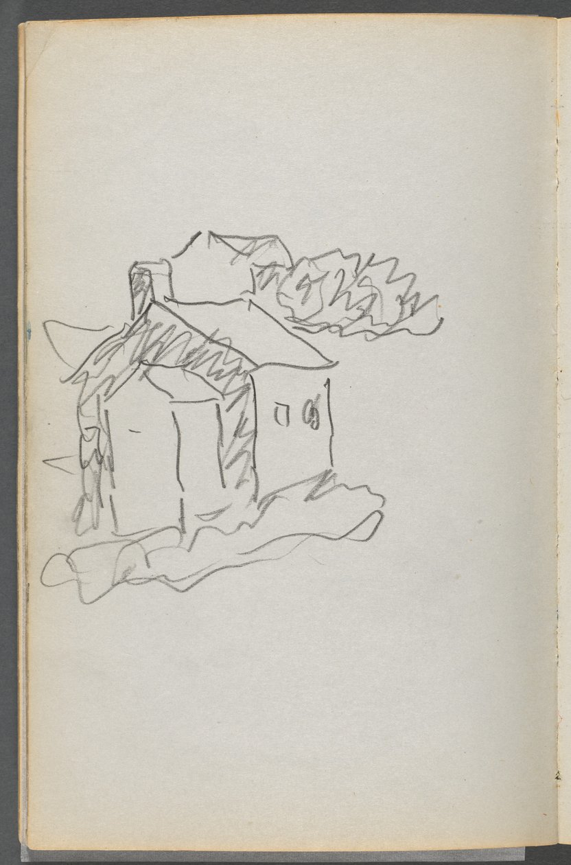 Skizzenbuch, The Dells, Nr. 127, Seite 046: Haus von Maurice Prendergast